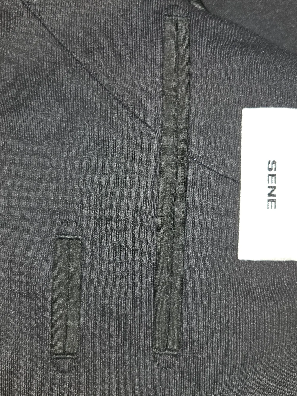 Sene Studio Soho Flex Men's Black Two-Button Tailored Blazer. 40L NWT